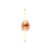 Golden Lighting Colorella 1 Light Sconce, Rose Gold/Pink OR