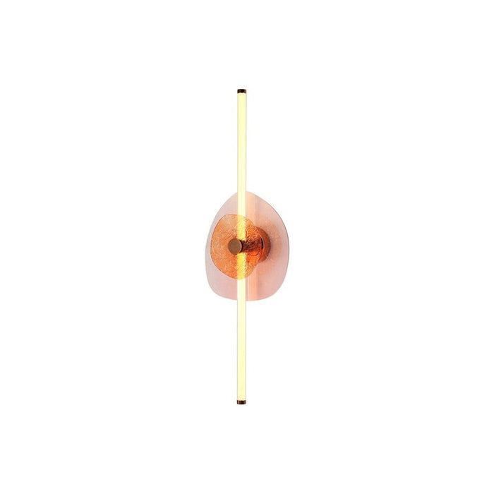 Golden Lighting Colorella 1 Light Sconce, Rose Gold/Pink OR