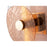 Golden Lighting Colorella 1 Light Sconce, Rose Gold/Pink OR