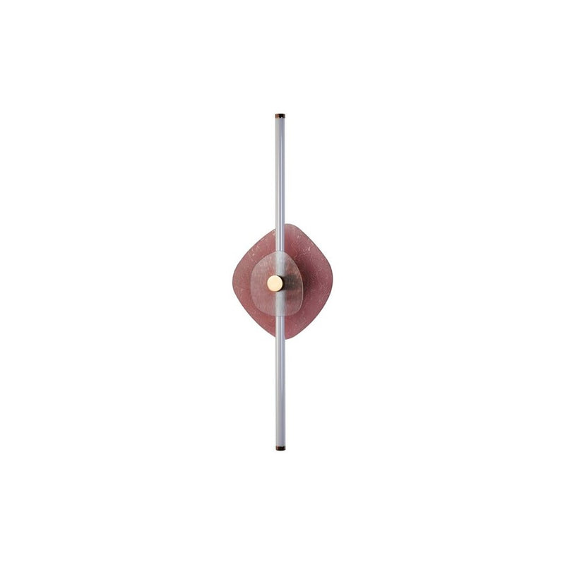 Golden Colorella 1 Light Sconce, Rose Gold/Hammered Purple CL