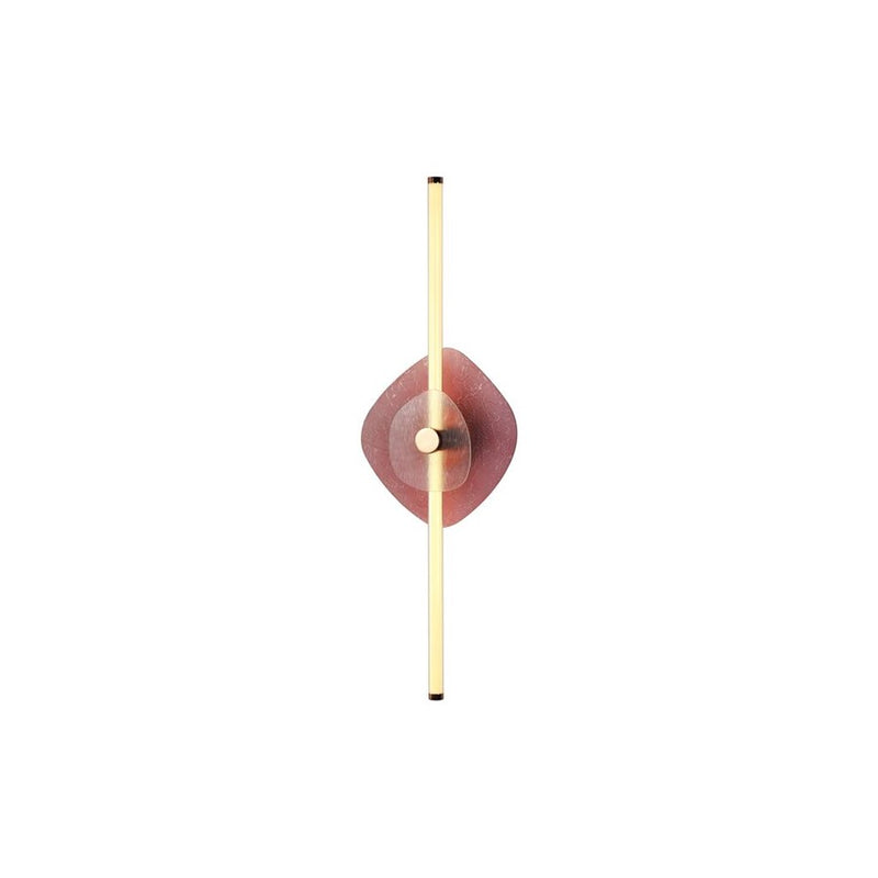 Golden Colorella 1 Light Sconce, Rose Gold/Hammered Purple CL