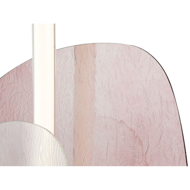Golden Colorella 1 Light Sconce, Rose Gold/Hammered Purple CL
