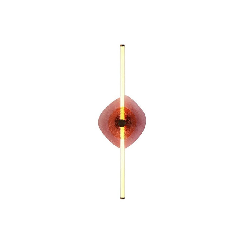 Golden Colorella 1 Light Sconce, Rose Gold/Hammered Purple OR - 3882-39RGPU-OR