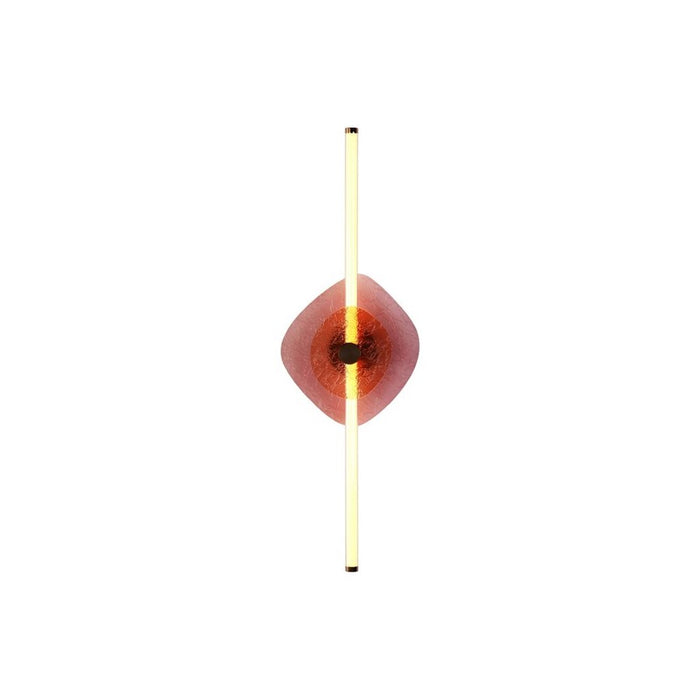 Golden Colorella 1 Light Sconce, Rose Gold/Hammered Purple OR - 3882-39RGPU-OR
