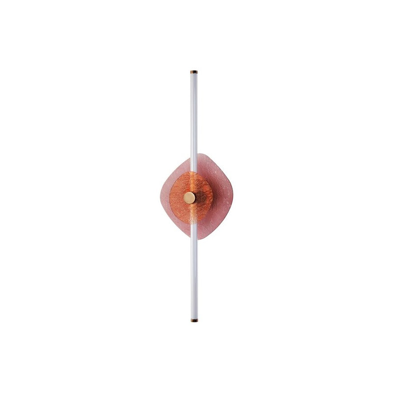 Golden Colorella 1 Light Sconce, Rose Gold/Hammered Purple OR