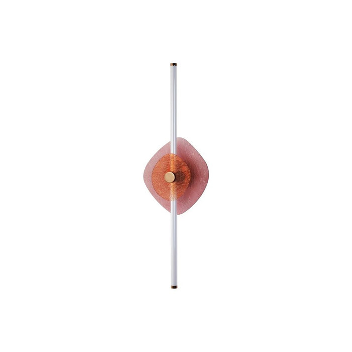 Golden Colorella 1 Light Sconce, Rose Gold/Hammered Purple OR