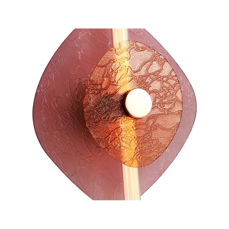 Golden Colorella 1 Light Sconce, Rose Gold/Hammered Purple OR