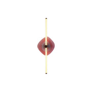 Golden Colorella 1 Light Sconce, Rose Gold/Hammered Purple RB - 3882-39RGPU-RB