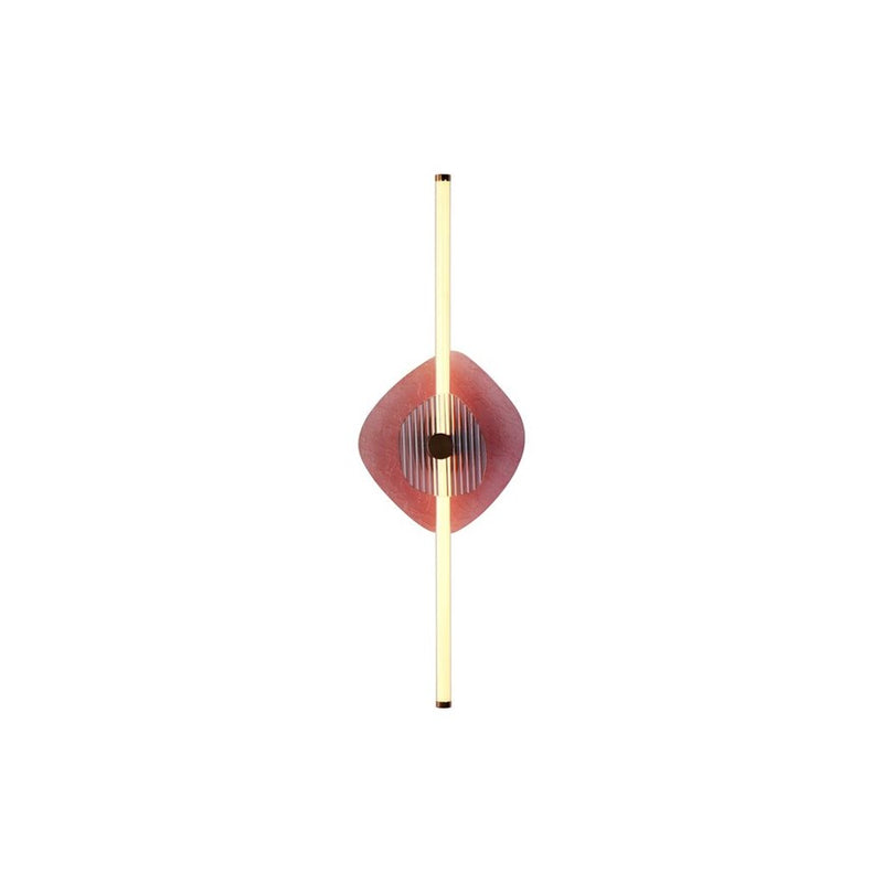 Golden Colorella 1 Light Sconce, Rose Gold/Hammered Purple RB - 3882-39RGPU-RB