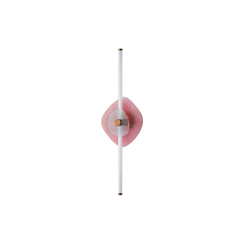 Golden Colorella 1 Light Sconce, Rose Gold/Hammered Purple RB
