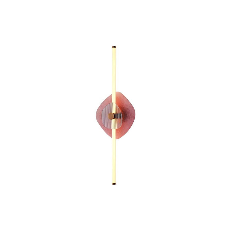 Golden Colorella 1 Light Sconce, Rose Gold/Hammered Purple RB