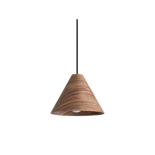 Golden Conique 1 Light Mini Pendant, Dark Walnut/Dark Walnut - 3988-10DWA