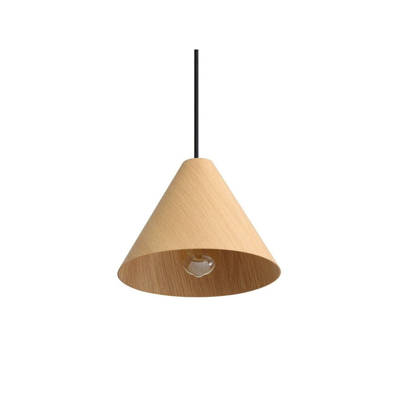 Golden Conique 1 Light Mini Pendant, Dark Walnut/Dark Walnut