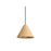 Golden Conique 1 Light Mini Pendant, Light Walnut/Light Walnut - 3988-10LWA