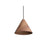 Golden Lighting Conique 1 Light Pendant, Dark Walnut/Dark Walnut - 3988-13DWA