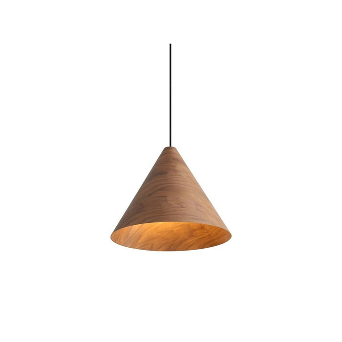 Golden Lighting Conique 2 Light Pendant, Dark Walnut/Dark Walnut