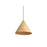 Golden Lighting Conique 2 Light Pendant, Light Walnut/Light Walnut - 3988-18LWA