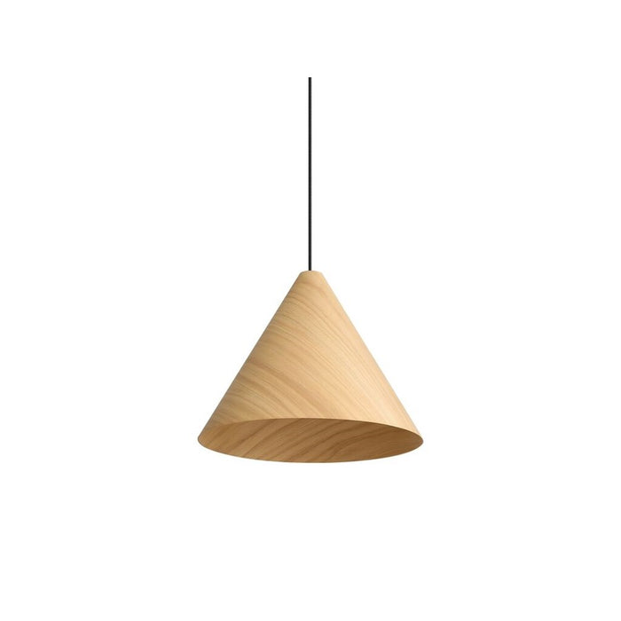 Golden Lighting Conique 2 Light Pendant, Light Walnut/Light Walnut - 3988-18LWA