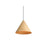 Golden Lighting Conique 2 Light Pendant, Light Walnut/Light Walnut