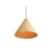 Golden Lighting Conique 2 Light Pendant, Light Walnut/Light Walnut