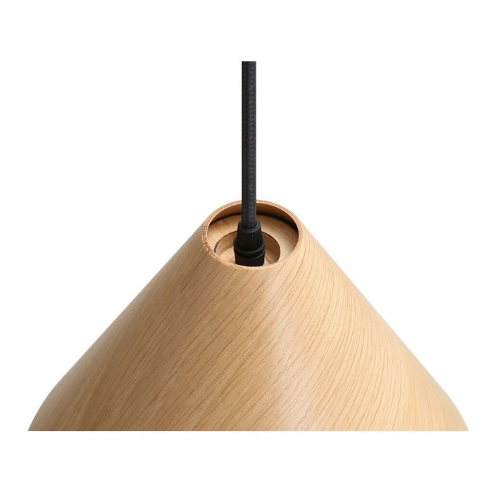 Golden Lighting Conique 2 Light Pendant, Light Walnut/Light Walnut
