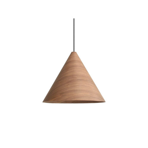 Golden Lighting Conique 3 Light Pendant, Dark Walnut/Dark Walnut - 3988-24DWA