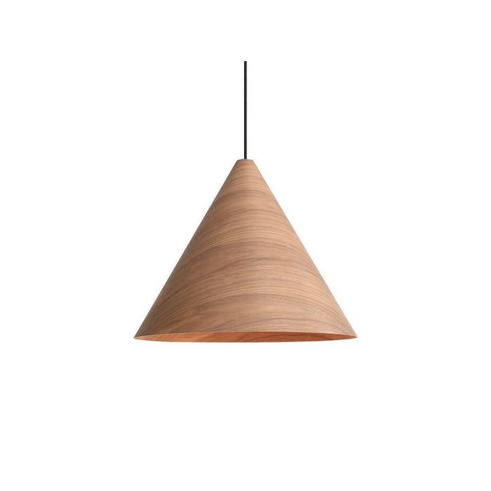 Golden Lighting Conique 3 Light Pendant, Dark Walnut/Dark Walnut