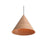 Golden Lighting Conique 3 Light Pendant, Dark Walnut/Dark Walnut