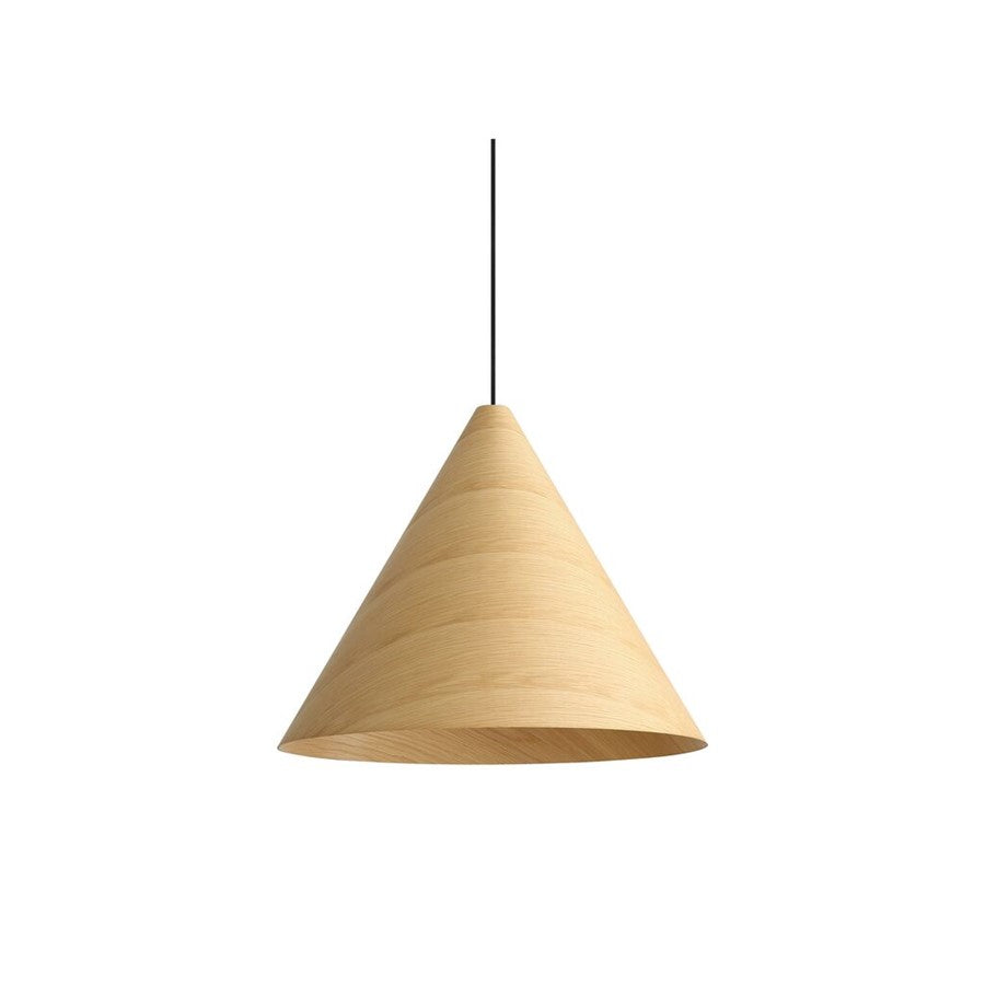 Golden Lighting Conique 3 Light Pendant, Light Walnut/Light Walnut - 3988-24LWA