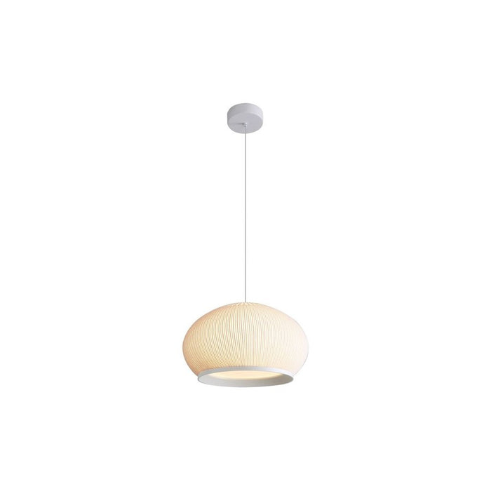 Golden Lighting Tela 11" LED Pendant, Sand Yellow/Sand Yellow