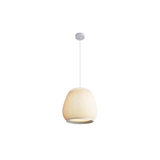 Golden Lighting Tela 17" LED Pendant, Sand Yellow/Sand Yellow