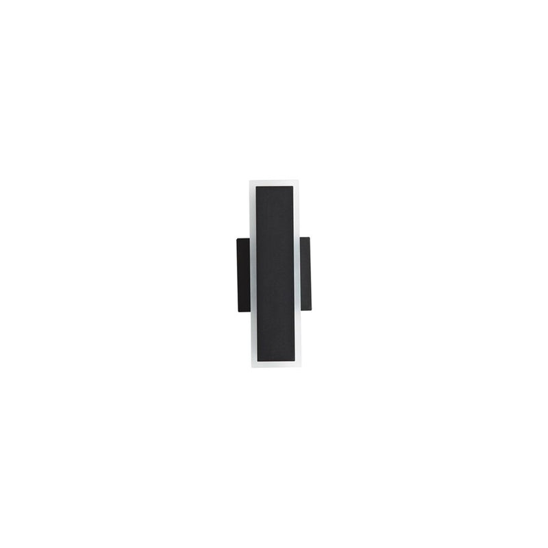 Golden Obsidian LED 12" Sconce, Outdoor, Sand Black/No Shade - 4072-OWL12SNB