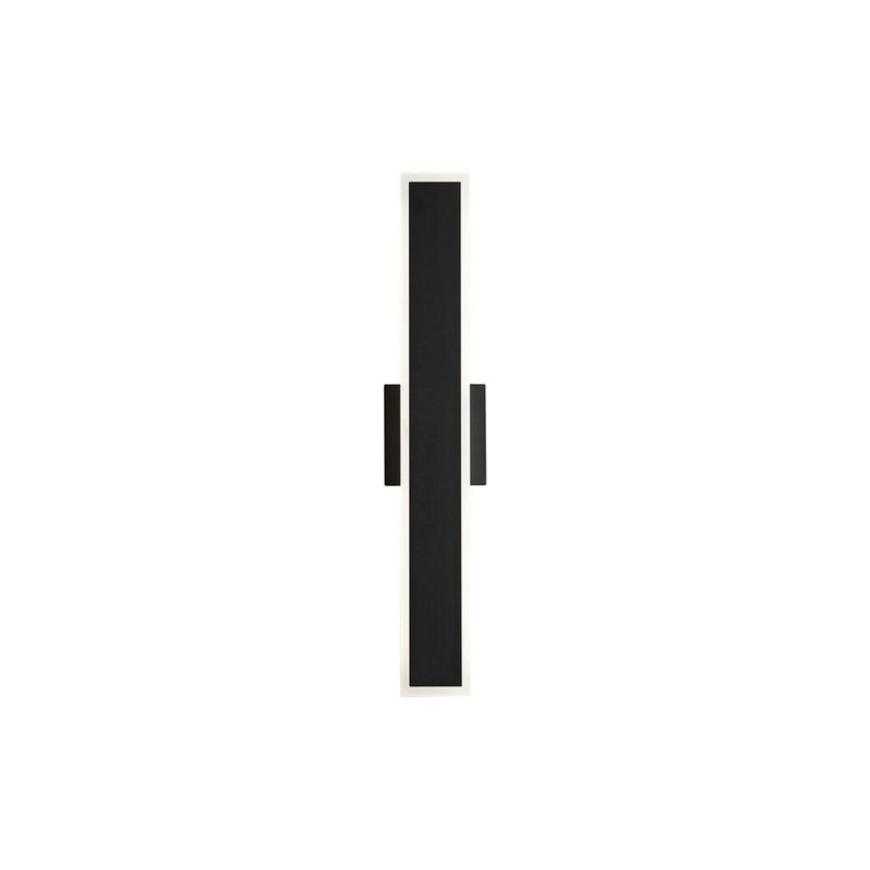 Golden Obsidian LED 24" Sconce, Outdoor, Sand Black/No Shade - 4072-OWL24SNB