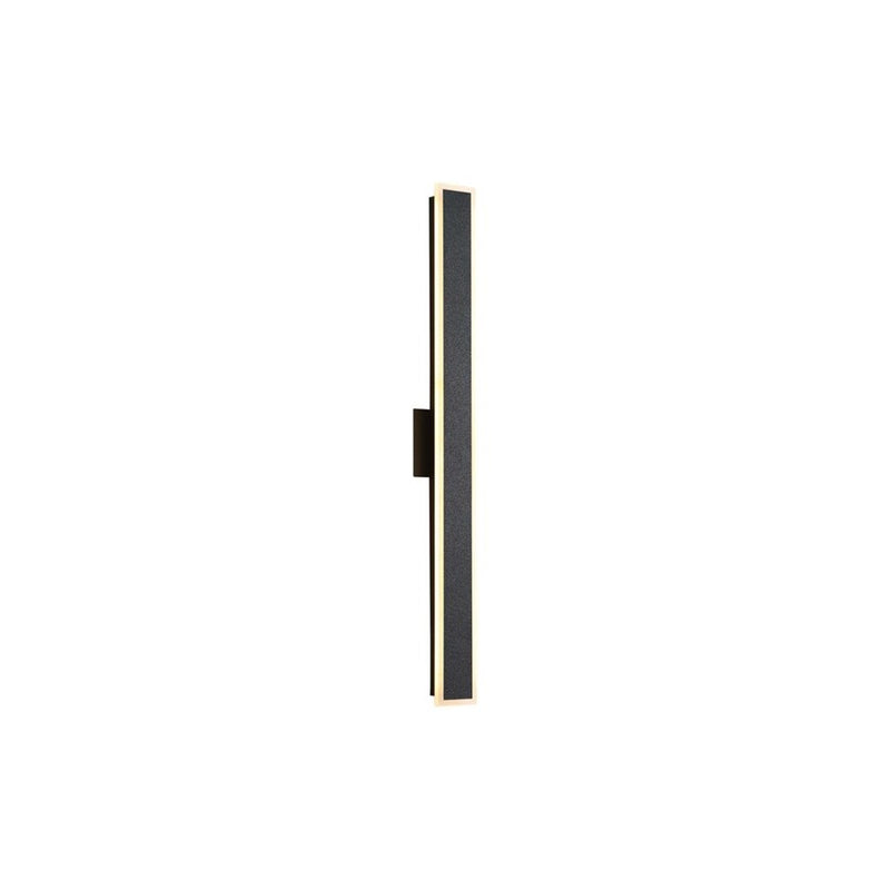Golden Obsidian LED 36" Sconce, Outdoor, Sand Black/No Shade