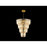 Golden Shahi 4 Tier 26 Light Chandelier, Titanium Gold/Rose Gold