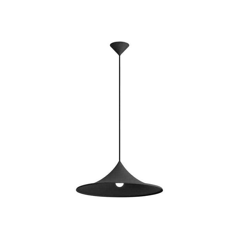 Golden Lighting Vistara 20" 1 Light Pendant, Sand Black/Sand Black