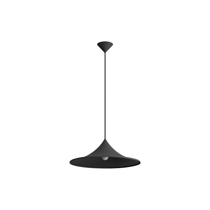 Golden Lighting Vistara 20" 1 Light Pendant, Sand Black/Sand Black