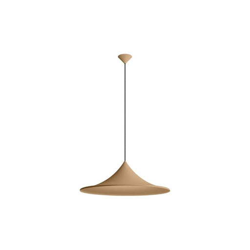 Golden Lighting Vistara 28" 1 Light Pendant, Latte
