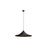 Golden Lighting Vistara 28" 1 Light Pendant, Sand Black/Sand Black