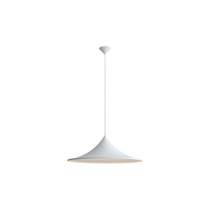 Golden Lighting Vistara 28" 1 Light Pendant, Sand White/Sand White