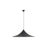 Golden Lighting Vistara 35" 1 Light Pendant, Sand Black/Sand Black - 4741-35SNB