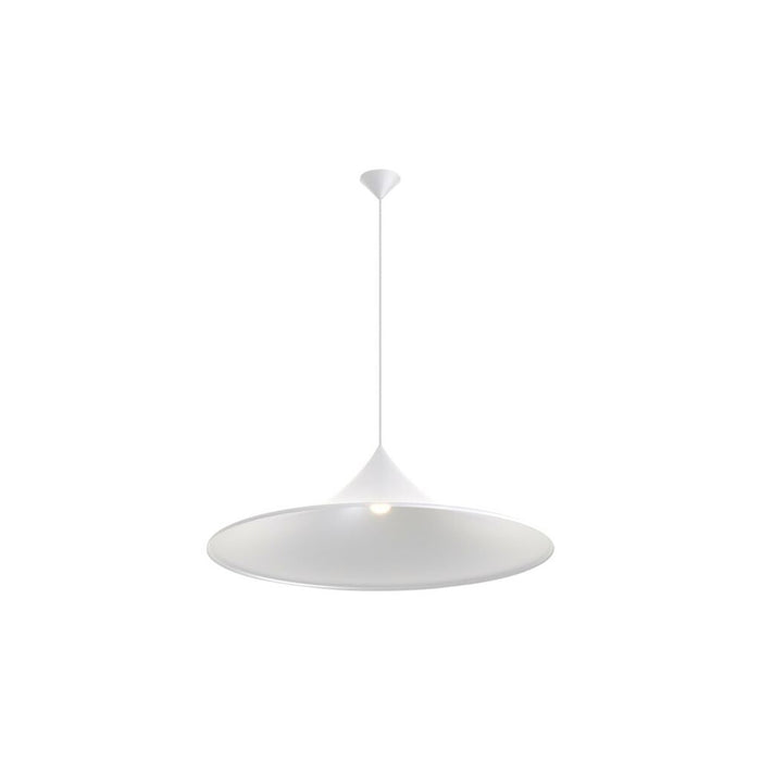 Golden Lighting Vistara 35" 1 Light Pendant, Sand White/Sand White