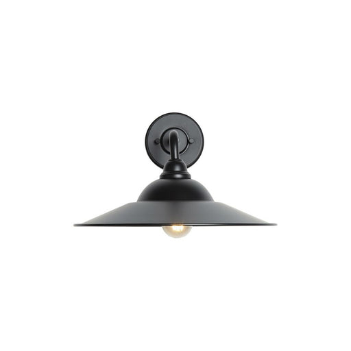 Golden Croma 15" LED 1 Lt Outdoor Wall Sconce, Matte Black