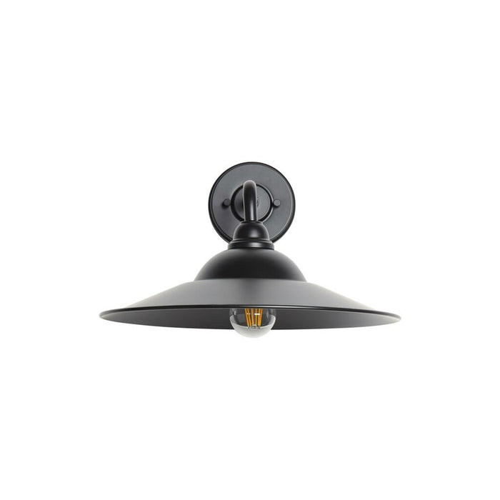 Golden Croma 15" LED 1 Lt Outdoor Wall Sconce, Matte Black