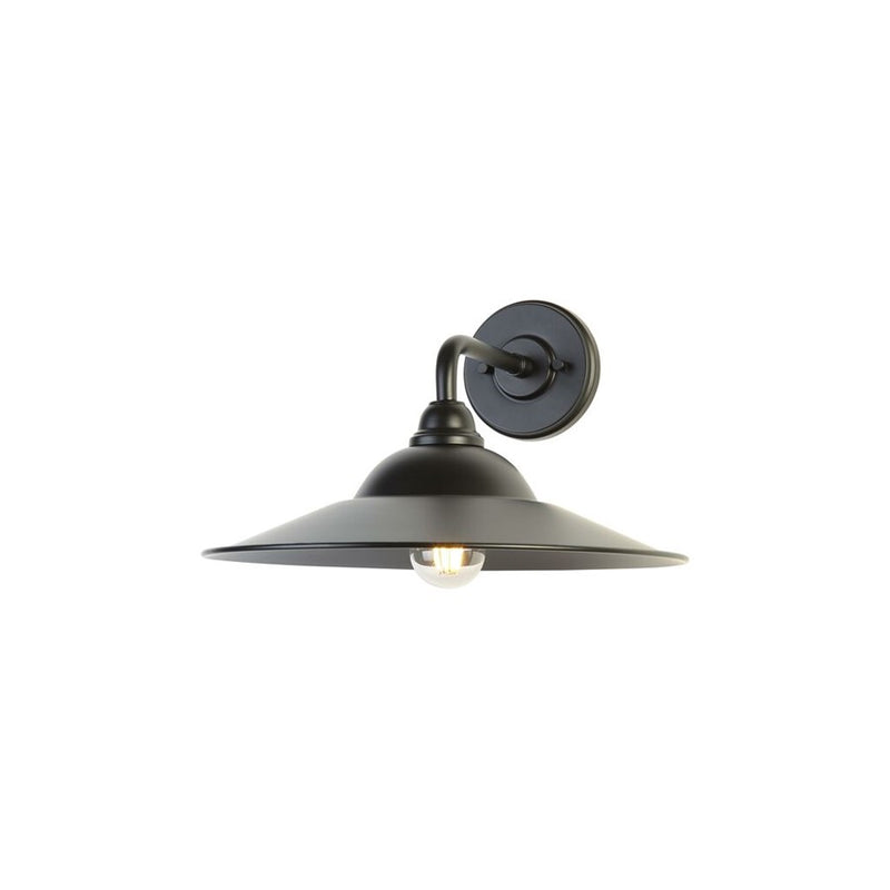 Golden Croma 15" LED 1 Lt Outdoor Wall Sconce, Matte Black