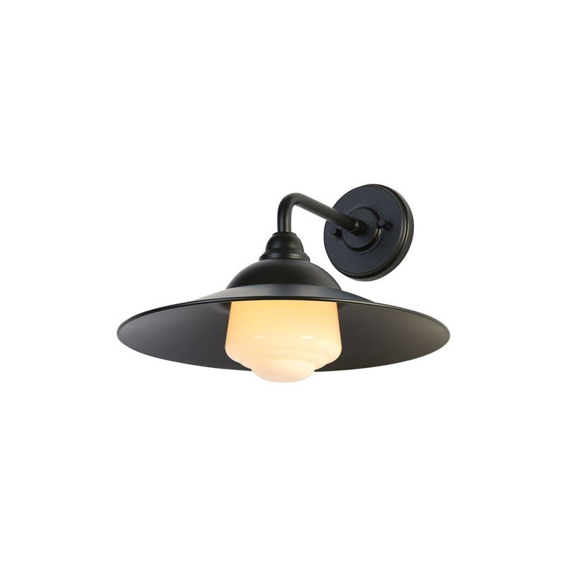 Golden Croma LED Wall Sconce, Outdoor, Matte Black SB