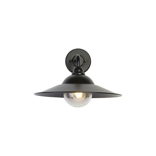 Golden Croma LED Wall Sconce, Outdoor, Matte Black