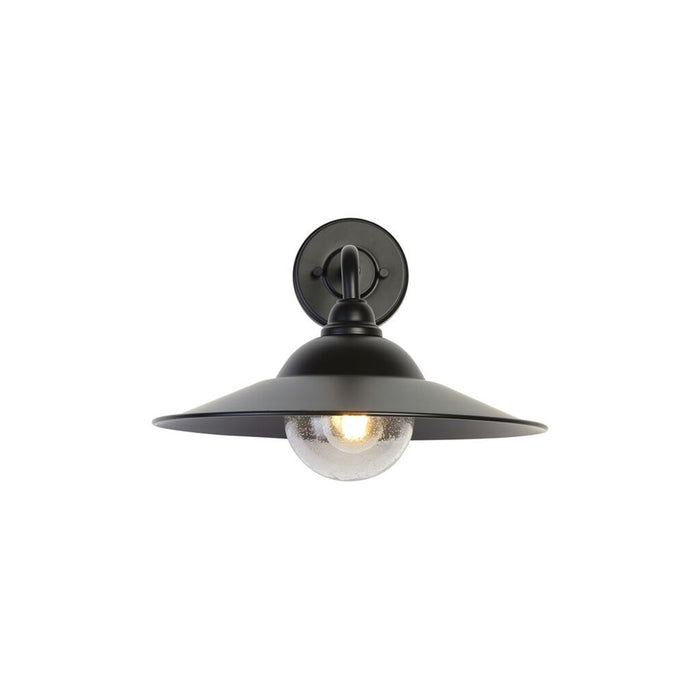 Golden Croma LED Wall Sconce, Outdoor, Matte Black