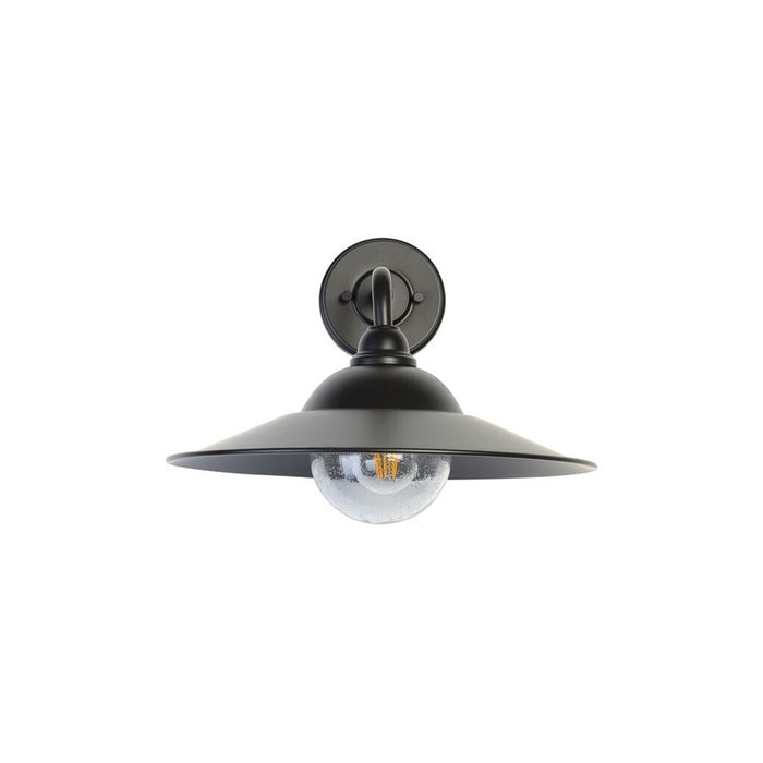 Golden Croma LED Wall Sconce, Outdoor, Matte Black