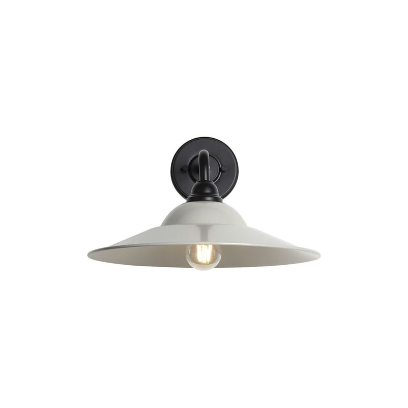 Golden Croma LED 1 Lt Outdoor Wall Sconce, Matte Black/Gray